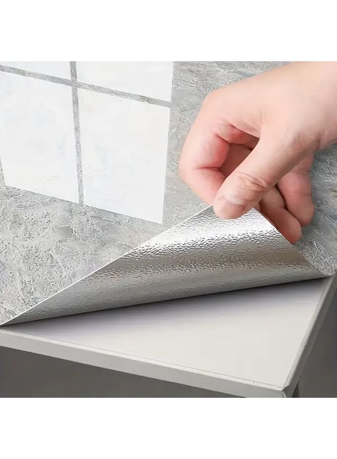 Knight White Self Adhesive Waterproof Wallpaper For Kitchen Bathroom Peel Stick - Image 4