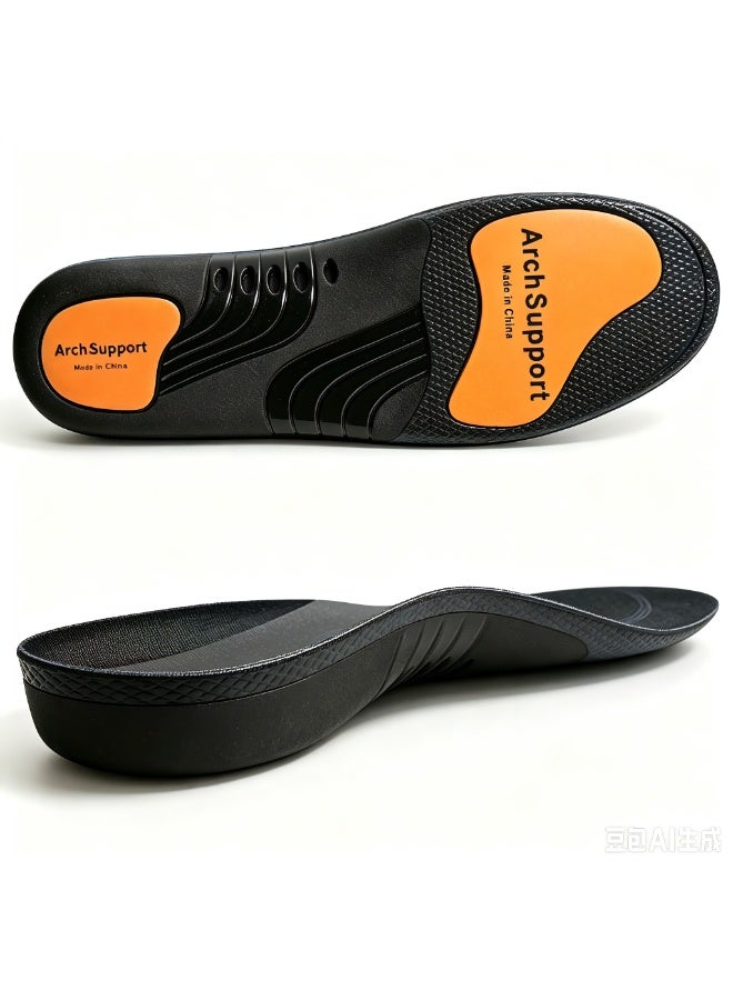 ORIGFIT Comfort Arch Support Insoles for Men and Women - Breathable Cushion and Shock Absorption Inserts - Heavy Duty Shoe Insert for Plantar Fasciitis, Flat Feet, Heel Pain, Overpronation, Work Boots, Walking and Standing All Day - Image 1
