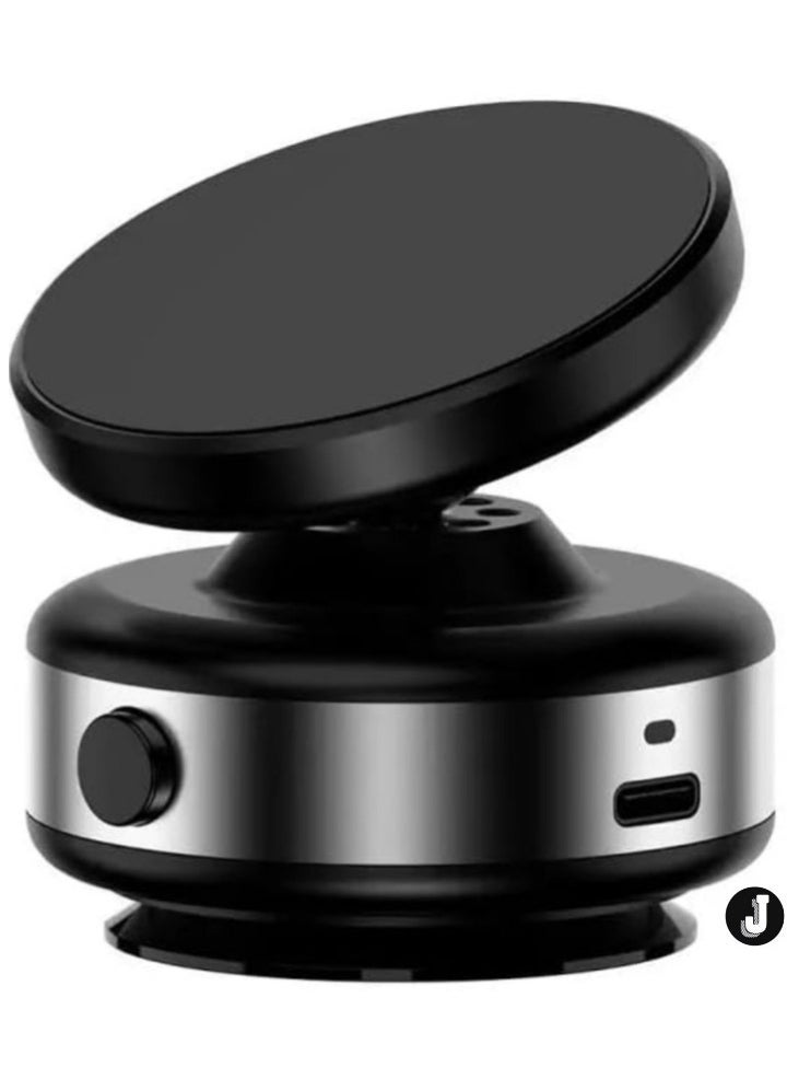 JAJEEK "New Wireless Vacuum Suction Magnetic Car Phone Holder – 360° Rotation, Multi-Functional Secure Car Mount for Easy and Stable Phone Use on the Go (Black)" - Image 1