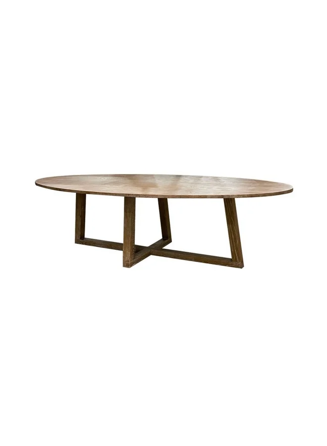Micasa Premium Quality Durable Dining Table Brown 76 x 130 x 280 cm PJT111