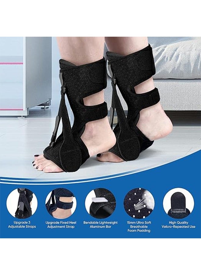 جي أس 1-التهاب الساق المفلطح القطعي إسقاط القدم التصلب التقويمي التصلب، التهاب الساق المفلطح التصلب، 3 شراع قابل للتعديل التهاب الساق المفلطح التخفيف المفلطح Achilles Tendonitis. - Image 4