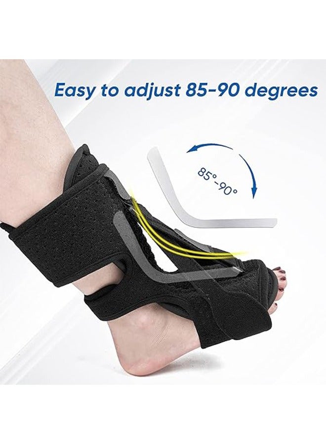 جي أس 1-التهاب الساق المفلطح القطعي إسقاط القدم التصلب التقويمي التصلب، التهاب الساق المفلطح التصلب، 3 شراع قابل للتعديل التهاب الساق المفلطح التخفيف المفلطح Achilles Tendonitis. - Image 2