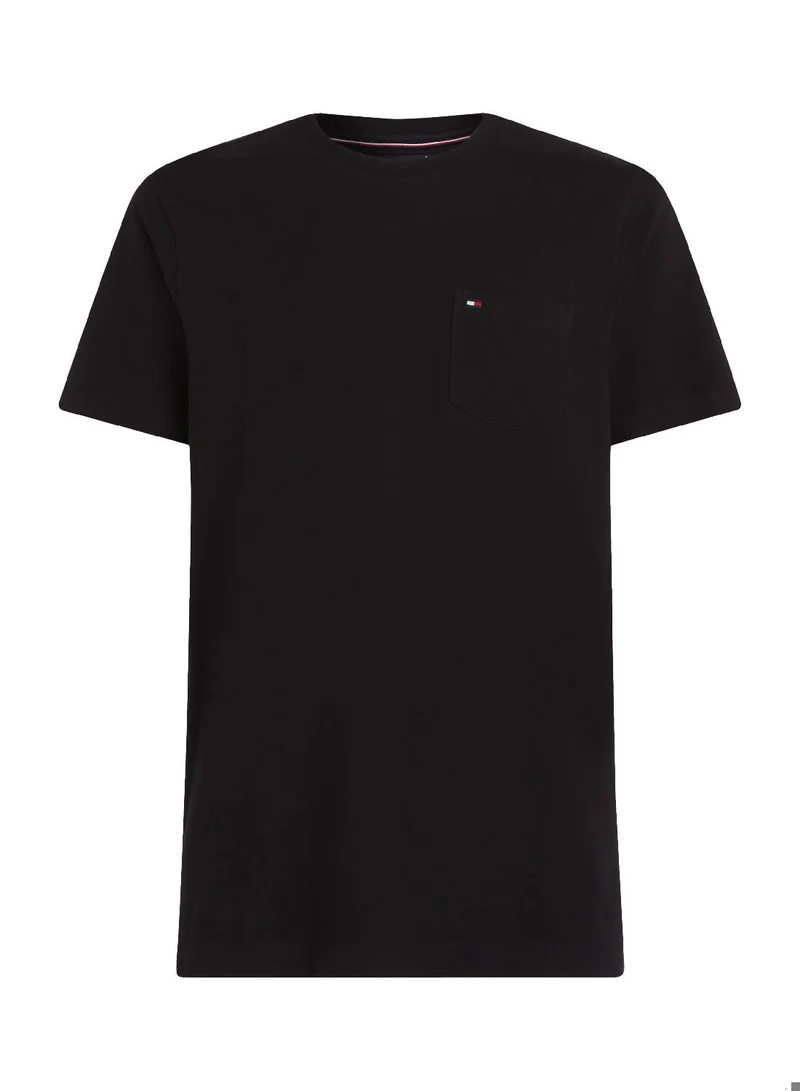 TOMMY HILFIGER Patch Pocket Crew Neck T-Shirt
