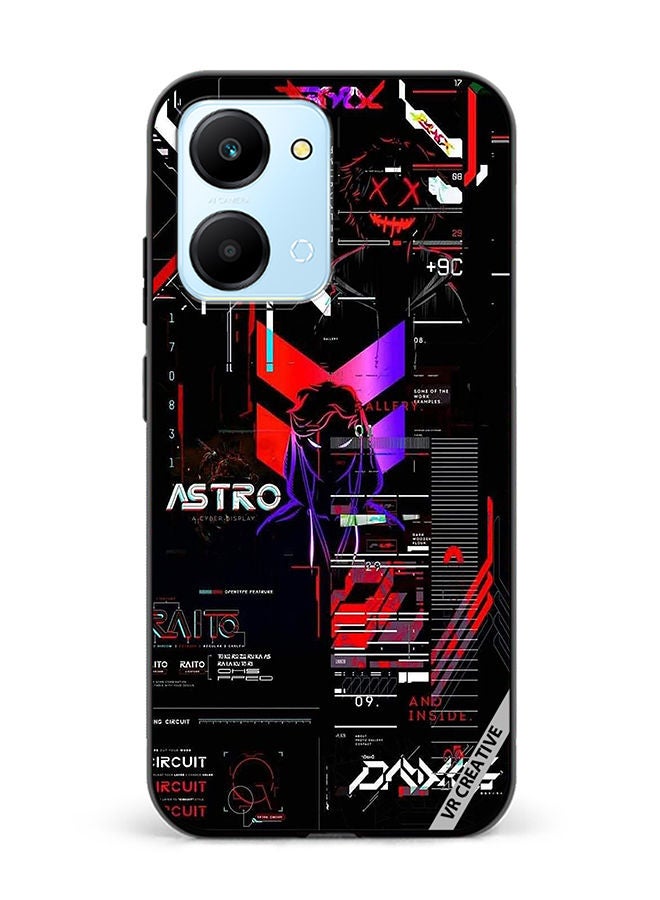 VR CREATIVE Protective Case Cover For Honor Play7T Astro Design Multicolour - Image 1