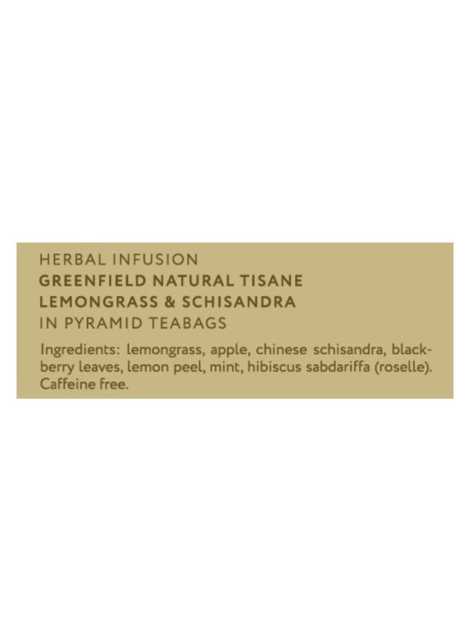 Greenfield Natural Tisane Lemon Grass And Schisandra Herbal Tea Bags 20 Tea Bags 36 G - Image 3