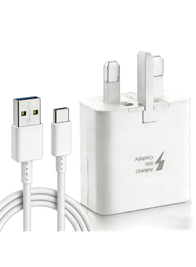 45W Type C Super Fast Charger with 1M Cable - Compatible with Samsung S24/S23/S22 Ultra/Plus