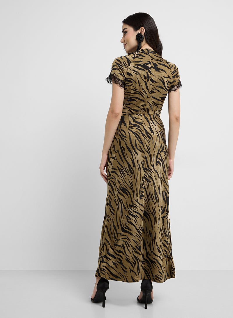 French Connection Animal Print Dress - Image 2