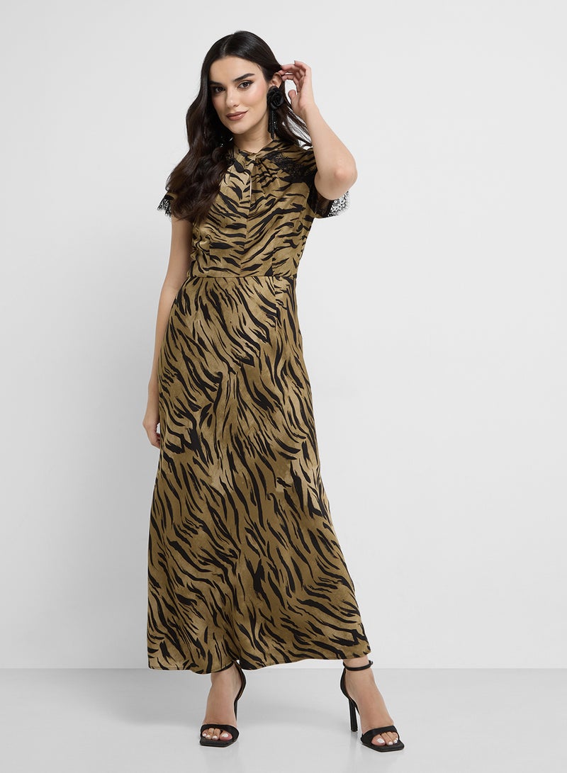 French Connection Animal Print Dress - Image 1