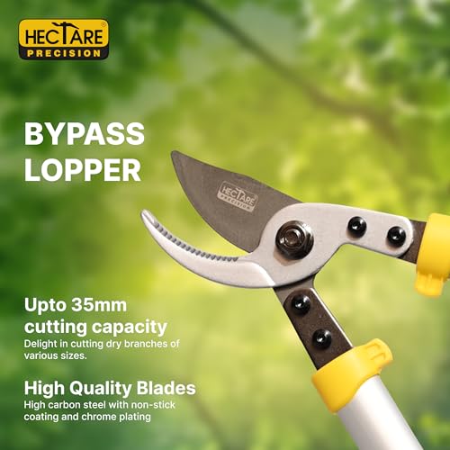 HECTARE Heavy Duty Loppers - 35mm Cutting Capacity Tree Branch Cutter. Precision Bypass Lopper for Gardening, Landscaping, and Tree Pruning with Metal Blades - Image 2