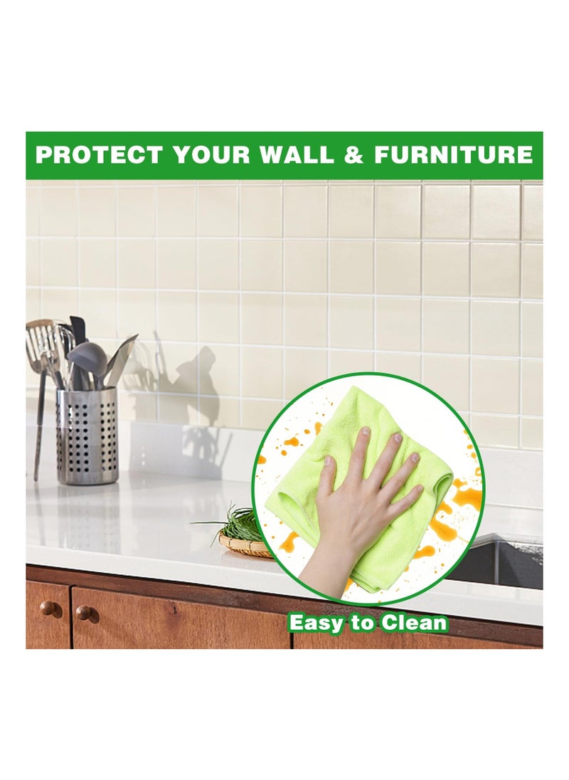 Y&D Clear Wall Protector Sheet, Non Adhesive Contact Paper Peel and Stick, Static Cling Removable Sticker Pull Door Scratch for Kitchen Cabinets(A roll)  - Image 4