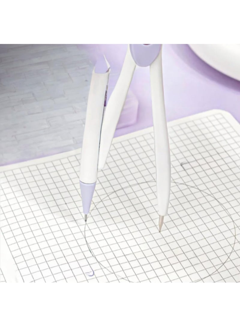 Durable Compass for Students & Professionals – Precision Drawing & Measuring Tool, Gray - Image 2