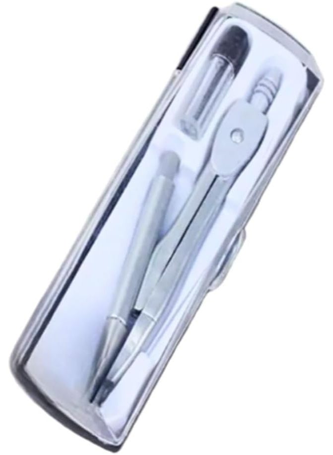 Durable Compass for Students & Professionals – Precision Drawing & Measuring Tool, Gray - Image 3