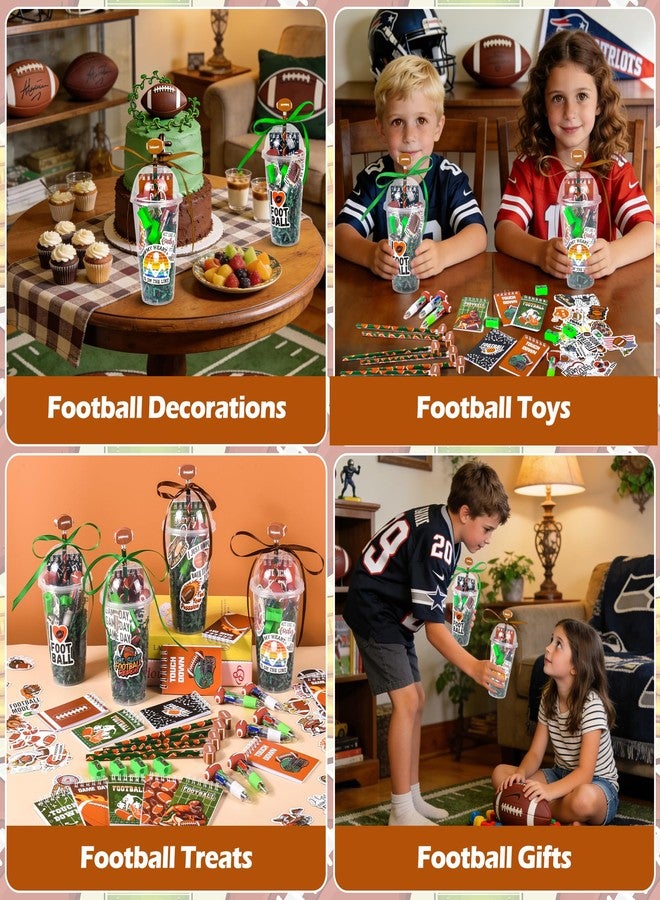 LiYiQ 247 Pcs Football Party Supplies Return Gifts for Party, Student Stationery Gifts from Teacher Rewards Prizes, Pencil Erasers Notebooks Stickers for Football Classroom Birthday - Image 5