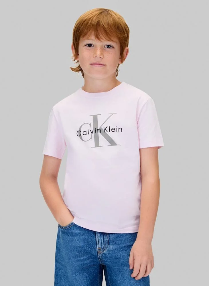 Calvin Klein Jeans Kids Graphic Crew Neck T-Shirt