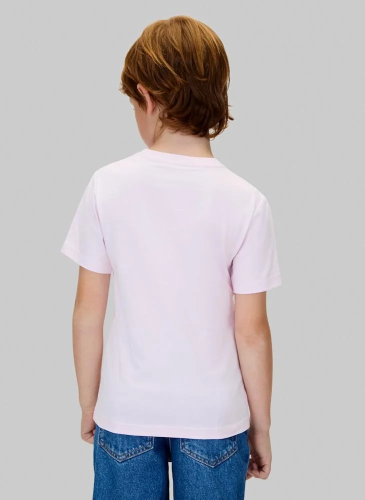Calvin Klein Jeans Kids Graphic Crew Neck T-Shirt