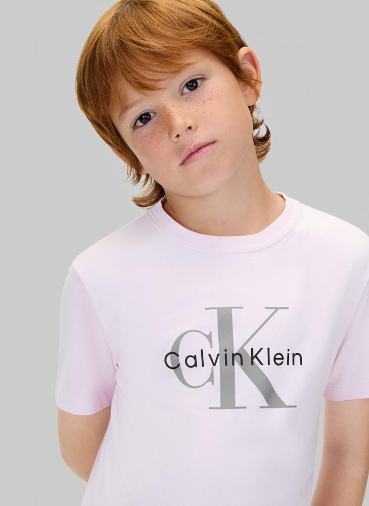 Calvin Klein Jeans Kids Graphic Crew Neck T-Shirt - Image 3