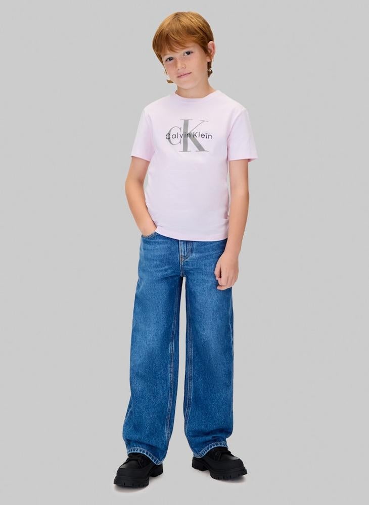 Calvin Klein Jeans Kids Graphic Crew Neck T-Shirt - Image 4