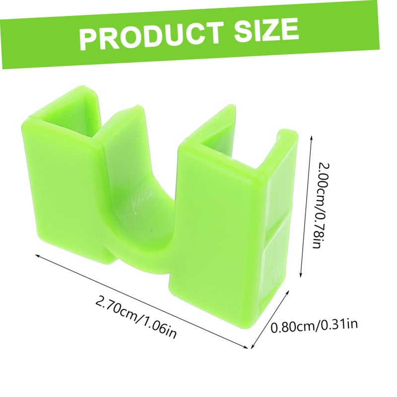 5pcs Reusable Chopstick Training Clips Light Green for Beginners Kids Family Dining - Image 3