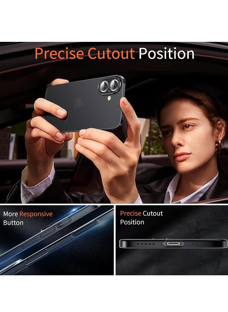 ELTRAZONE iPhone 16 Plus Slim Case, 0.2mm Fit [Paper-Thin] Lightweight Case Matte Finish PP Back Cover Protection [Anti-Fingerprints & Yellowing], Compatible with iPhone 16 Plus 6.7 Inch – Translucent Black - Image 3