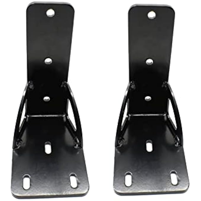 rayihni Awning Bracket Replacement for ARB 813402 50mm Wide 8mm Pre-drilled Holes Awning Bracket with Gusset - Pair - Image 3