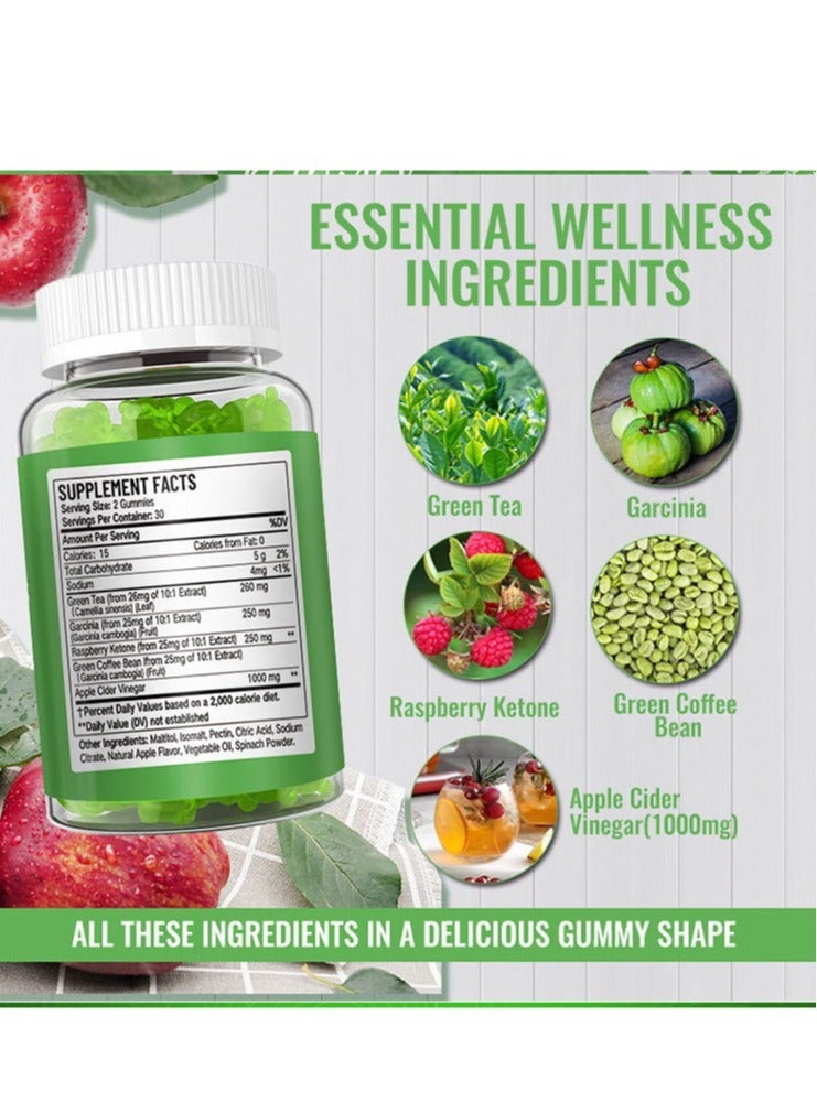 ديني حلوى جيلي لإنقاص الوزن، منتج تخسيس خل التفاح، حلوى جيلي لإنقاص الوزن، كيتو - Image 3