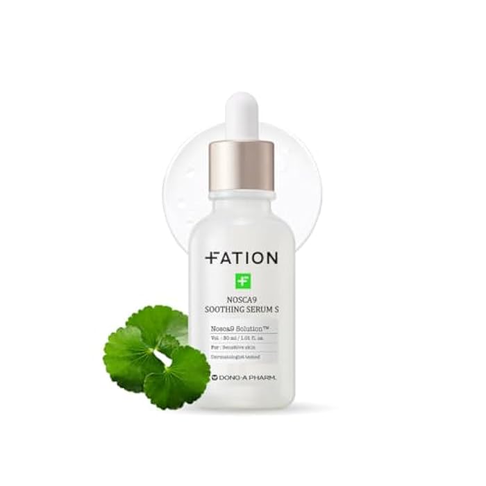 Fation NOSCA9 Soothing Serum S - Rapid Hydrating Calming Serum with 5-Layer Ceramide Complex &Fresh Centella Asiatica, Advanced Barrier Repair for Sensitive Skin Korean Skin Care (1.01 Fl Oz (Pack of 1)) - Image 1