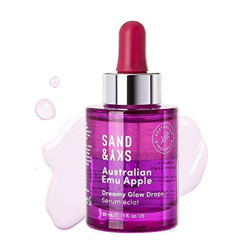 Sand & Sky Vitamin C Serum Hyaluronic Acid Serum Glow Drops - Australian Glow Berries Brightening Face Serum, Fine Line Reducing, Plumping, Dual Phase, 1 fl oz - Image 1