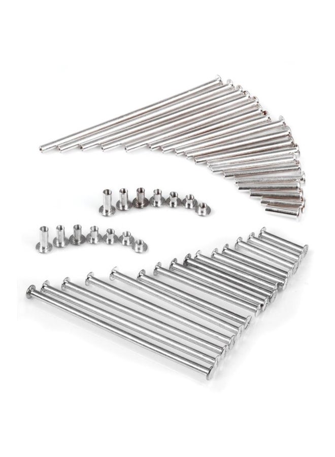 10/25/50PCS Metal Binding Chicago Screws Nails Studs Rivets For Photo Album Desk calendar menu Leather Craft Belt Wallet Fasteners - Image 3