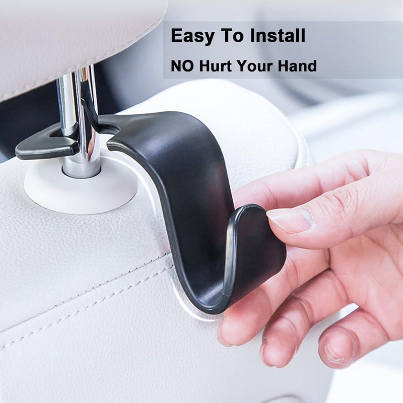 VTECHOLOGY Car Seat Headrest Hooks - 4 Pack - Image 5