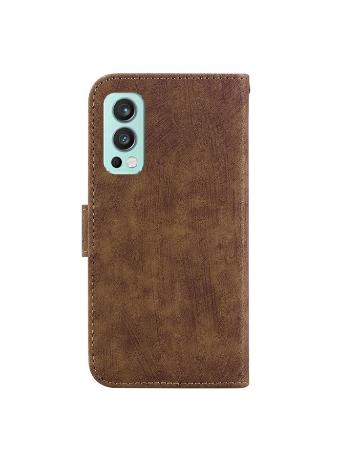 S-TOP Case For OnePlus Nord 2 5G Little Tiger Embossed Leather Phone Case - Image 3
