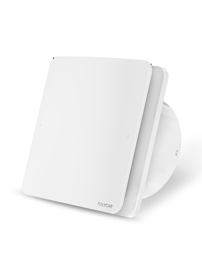 Polycab Polycab Freshly Prime BLDC 150mm Energy Efficient Exhaust fan for Kitchen Bathroom Noiseless Sleek Design Easy to Clean High Speed Powerful Motor 100 Copper Winding 2 Year WarrantyWhite  - Image 1