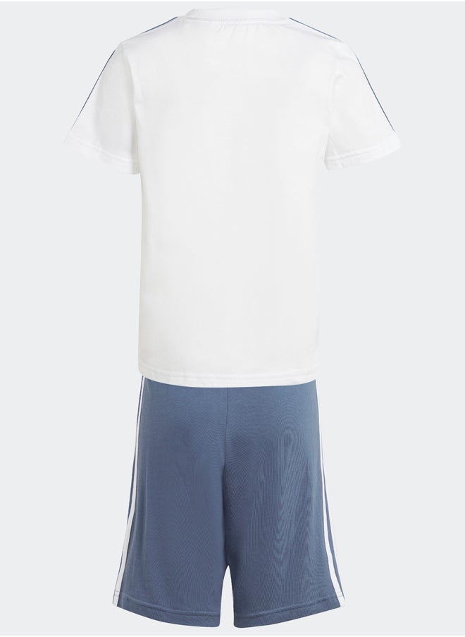 Adidas - Essentials 3-Stripes Tee and Shorts Set - Image 1