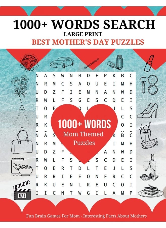 1000+ Words Search - Best Mother's Day Puzzles: Fun Brain Games For Mom - Interesting Facts About Mother  - Image 1