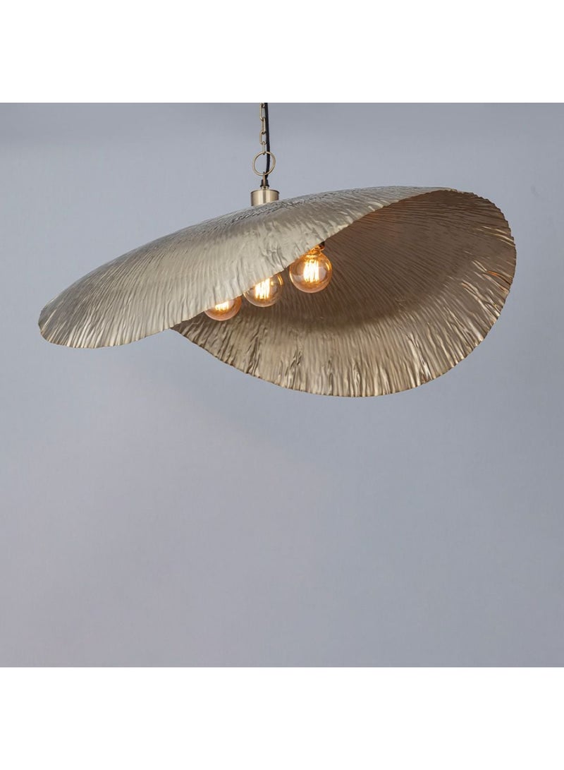 DANUBE HOME Grace Pendant Chandelier - Elegant Indoor Lighting - 102x72x40 cm - Gold Iron Design - E27x3 Bulb - 1 Year Warranty - Perfect for Home Decor 