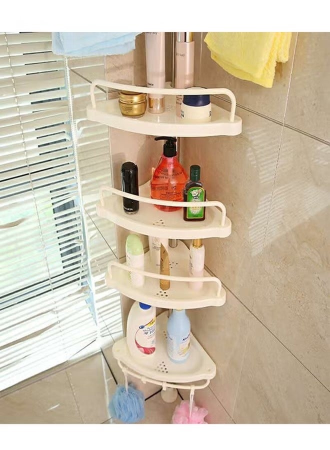 Wall Mounted Multi Functional Bathroom Storage Rack and Hanger - Image 1