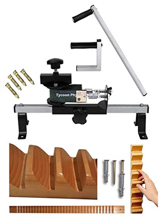TYCOON PHYSIO SOLUTIONS Combo Pack Of Shoulder Wheel With Wrist Exerciser Compact Model And Physiotherapy Finger Ladder Wooden - Image 1