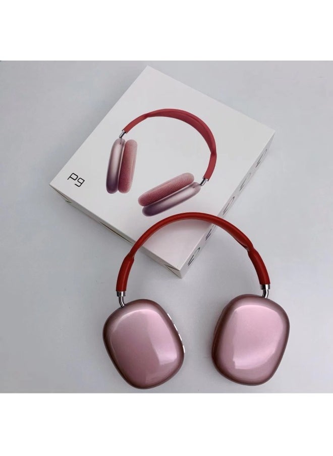 Generic - Explosions P9 Bluetooth Headset Headset Mobile Phone Subwoofer Wireless Sports Game Universal Wireless Headset-Color:Red - Image 1