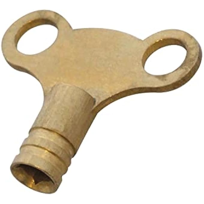 2 X RADIATOR BLEED BLEEDING KEY PLUMBING KEYS SOLID BRASS FOR VENTING AIR VALVE - Image 2