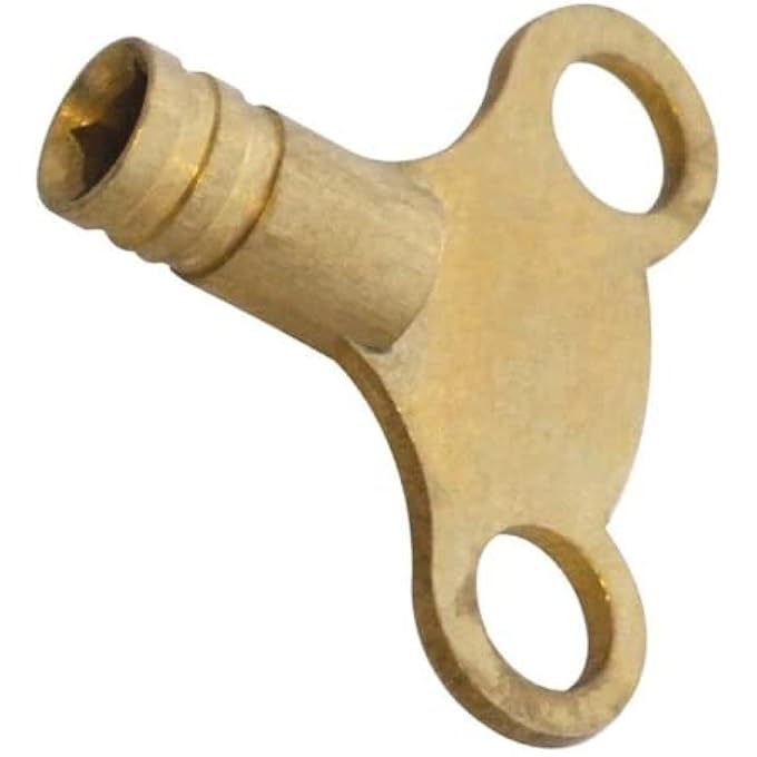 2 X RADIATOR BLEED BLEEDING KEY PLUMBING KEYS SOLID BRASS FOR VENTING AIR VALVE - Image 3