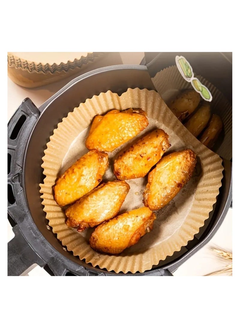 إل ديس ١٠٠ قطعة من ورق القلي للاستخدام مرة واحدة – مقاوم للزيت وغير لاصق، مناسب للخبز، القلي، التسخين في الميكروويف والطهي - Image 2