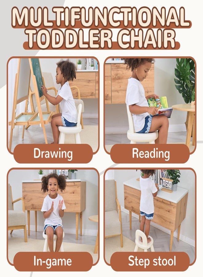 KidBloom Toddler Chair, Ergonomic Kids Chair, Durable and Sturdy Small Plastic Child Chair for Toddlers 1–3 - Image 4