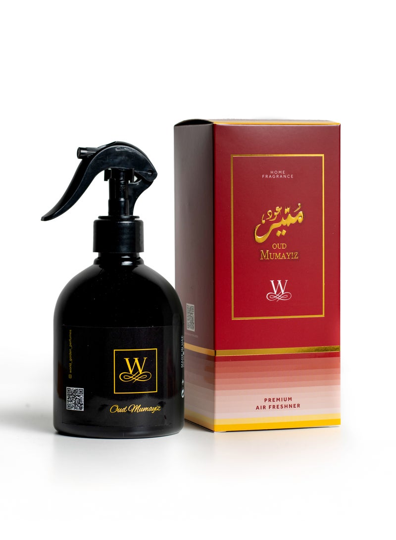 WORLD GOLDEN PERFUMES OUD MUMAYIZ AIRFRESHNER 400ML  - Image 1