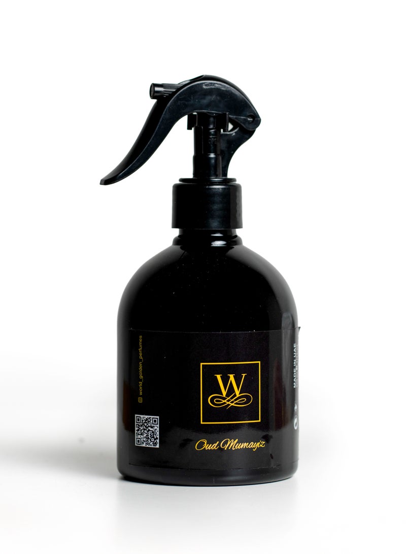 WORLD GOLDEN PERFUMES OUD MUMAYIZ AIRFRESHNER 400ML  - Image 2