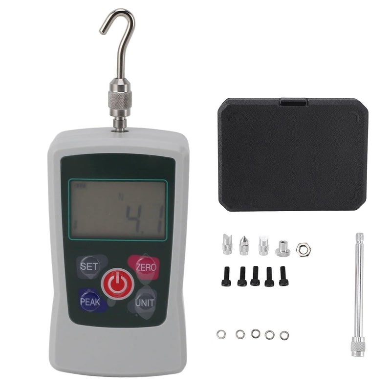 Digital Force Gauge Mini Push Pull Tester 20N 200N Aluminum Alloy Compact - Image 1