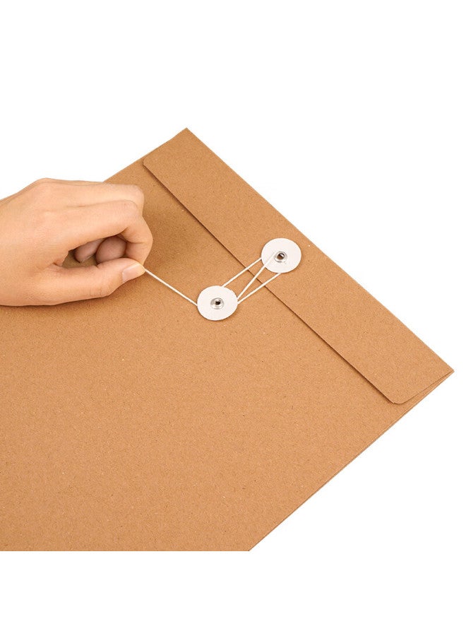 Simaa 50 A4 ورق Kraft ملف مجلدات، 180g سميك وثائق مجلدات/بيانات مجلدات/مكاتب لوازم 6091 - Image 2