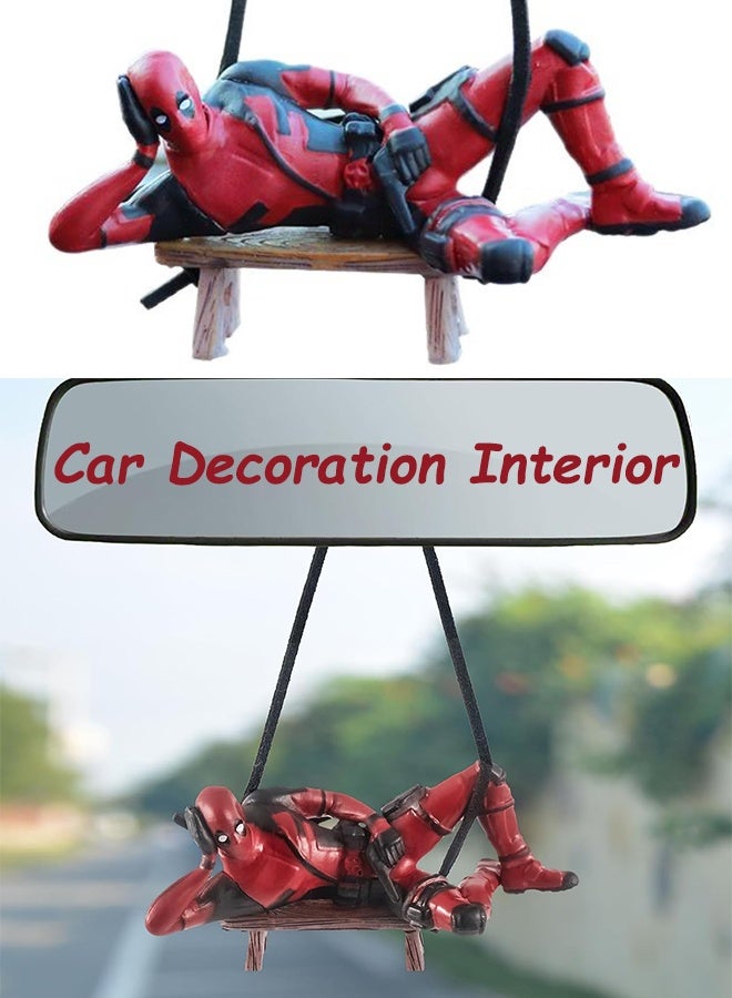 ملحقات صغيرة للسيارة تزيين السيارات مرآة مرآة ملحقات مرآة مرآة مرآة مرآة مخصصة للسيارة عرض المرآة قلادة مرآة للسيارة الداخلية للسيارة - Image 1