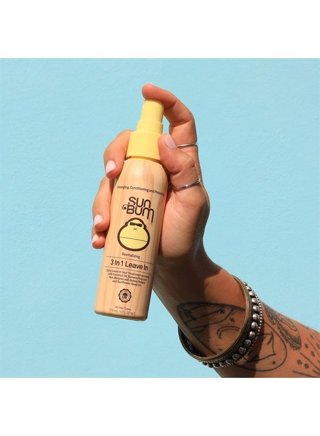 Sun Bum Revitalizing 3 in 1 Leave-In Conditioner Spray Detangler | Anti Frizz , Paraben and Gluten Free, Vegan, and Color Safe with UV Protection | 4 oz - Image 2