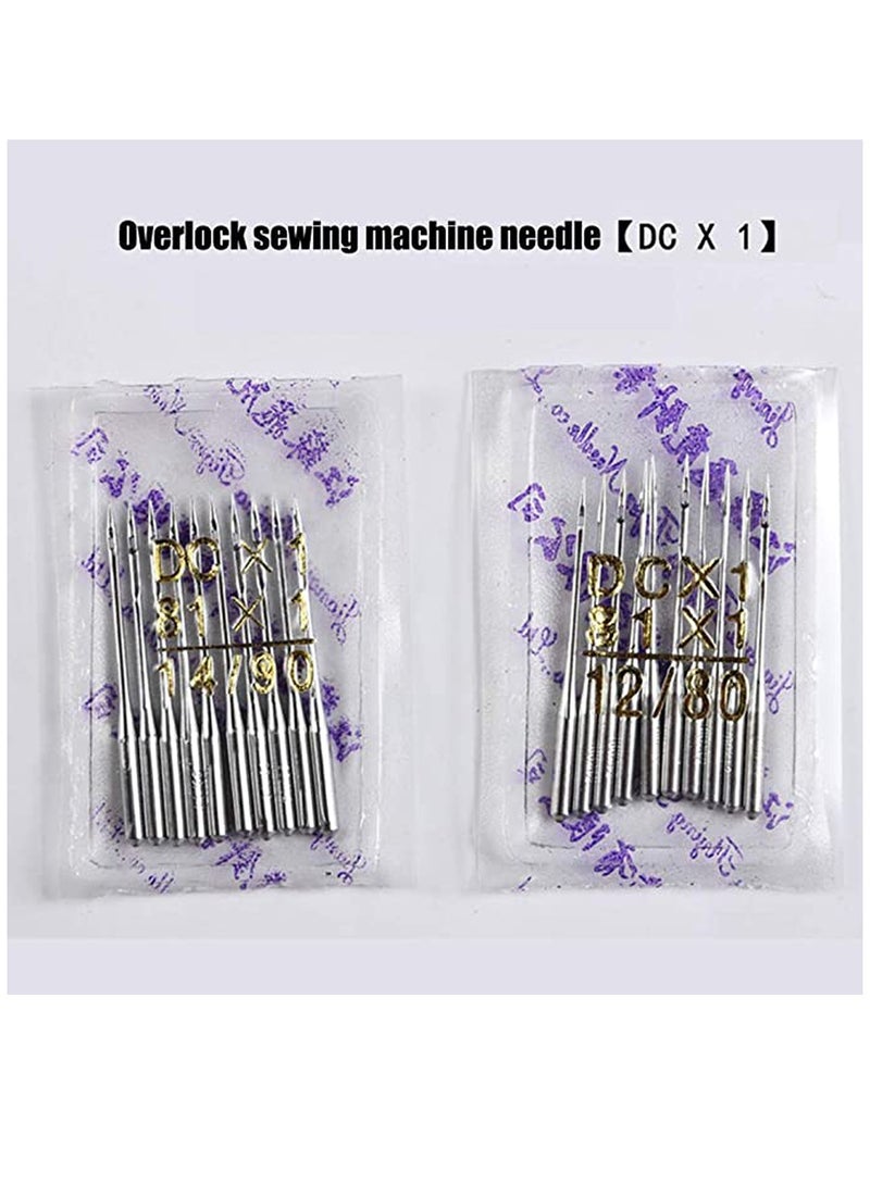 Excefore 10Pcs Overlock Sewing Machine Needles for Singer Brother Janome serger Sewing Machine (DC 90/14) - Image 4