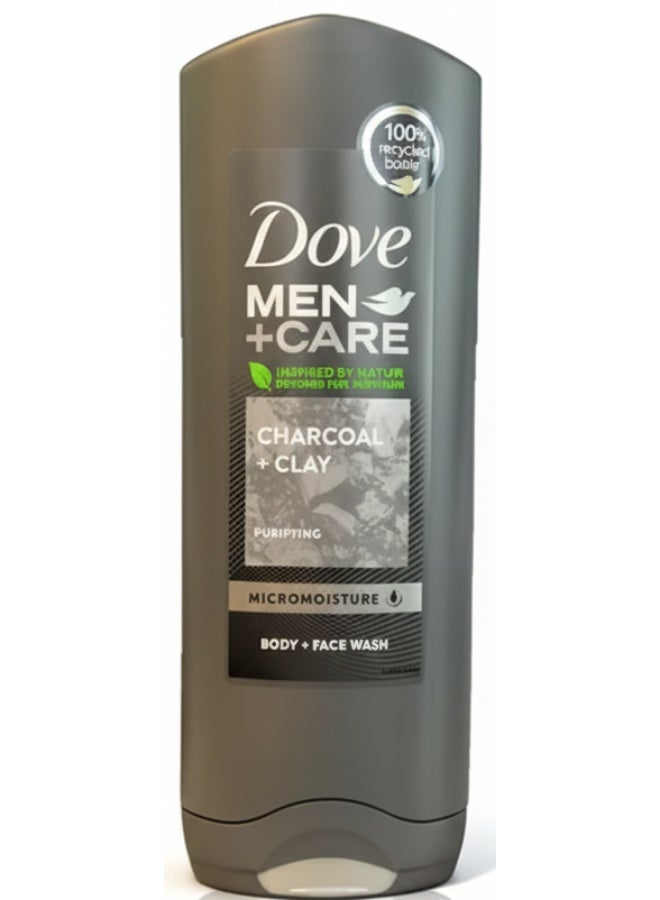 دوف غسول الجسم دوف للرجال + كير بالفحم والطين 250 مل - Image 1