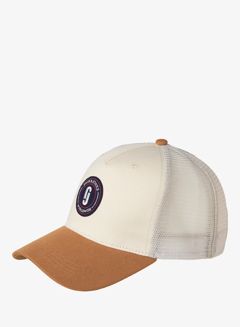 جاك اند جونز قبعة بيسبول برسومات منحنية